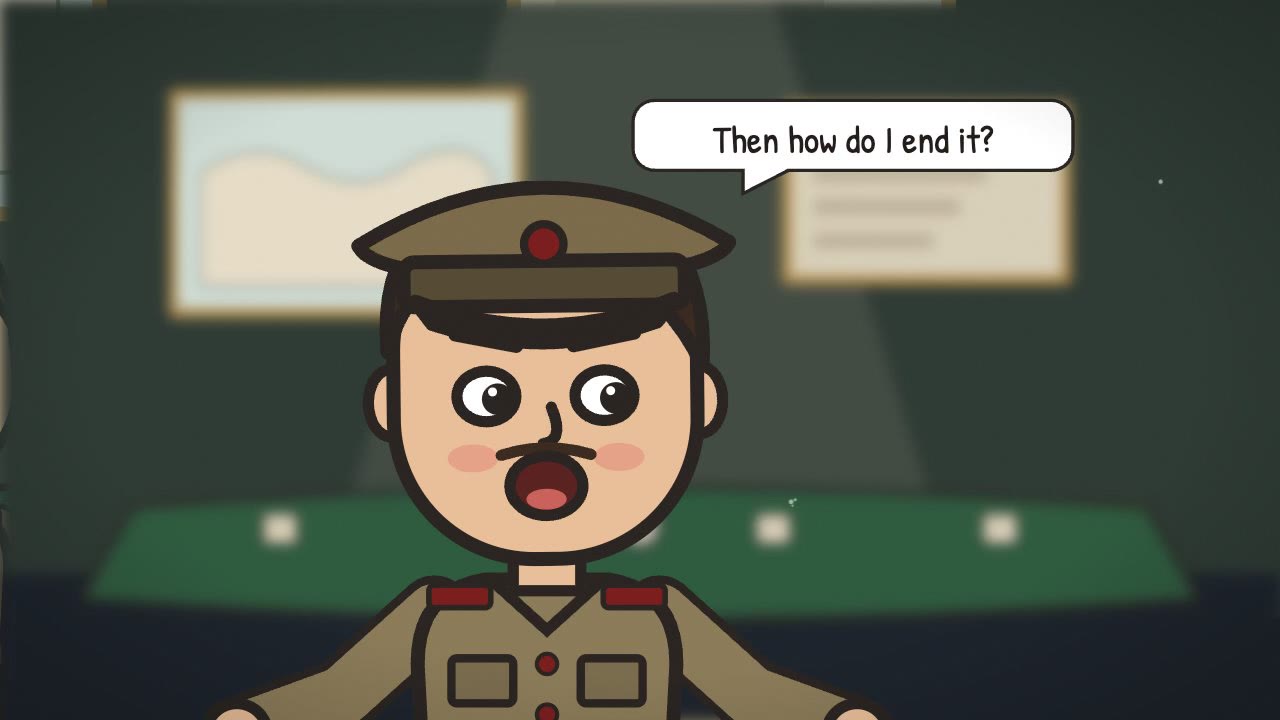 A character asking a question in a speech bubble